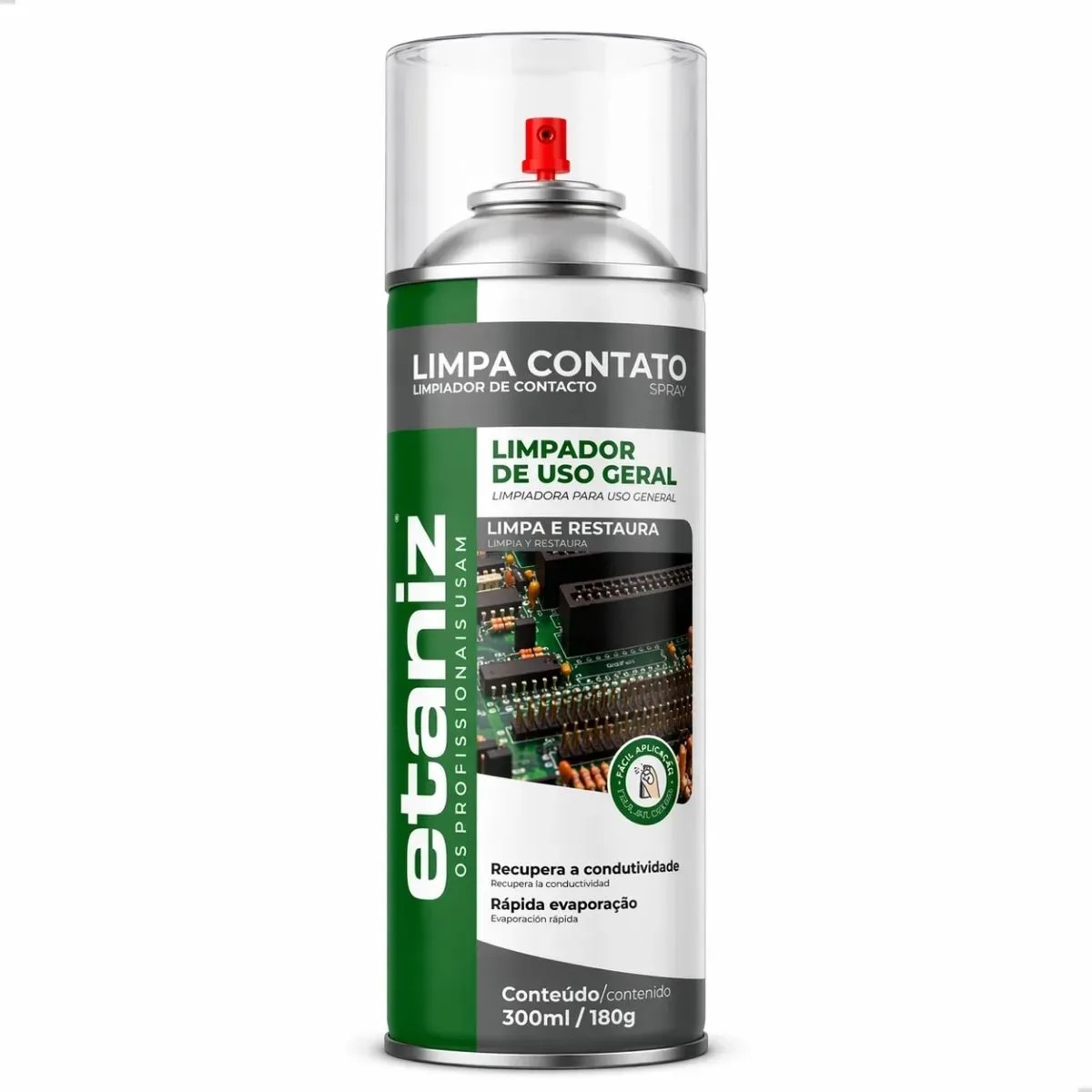 Spray Limpa Contato Etaniz 300ml/180g